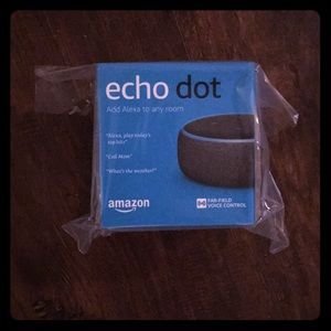 New Echo Dot (3rd Gen) Smart Speaker with Alexa